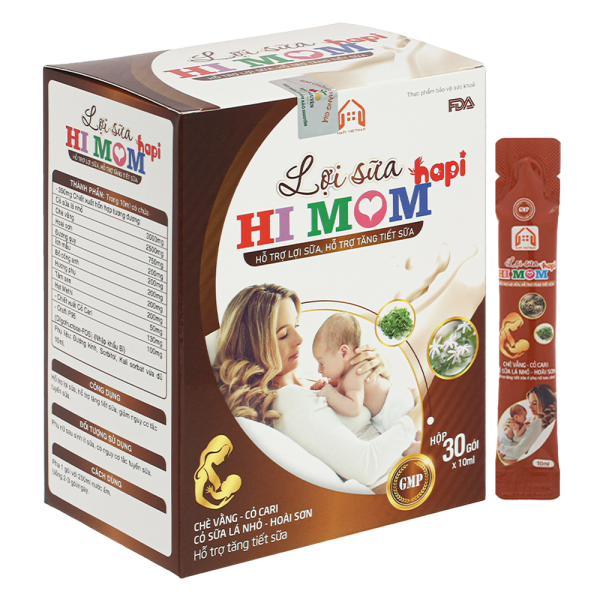Lợi sữa Hi Mom Hapi (hộp 30 gói)