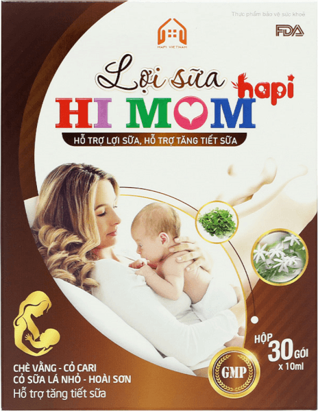 Lợi sữa Hi Mom Hapi (hộp 30 gói)
