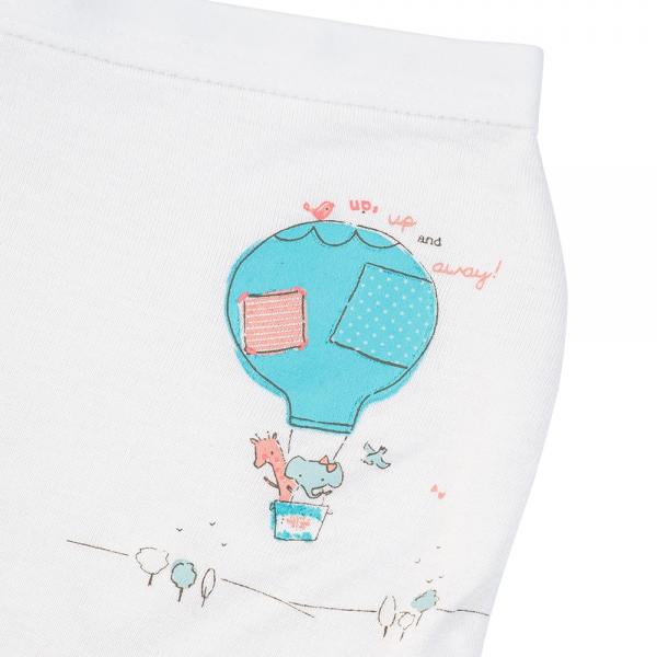 Combo 2 Bộ 3 quần lót bé gái đùi Animo VĐ223006 (2-6Y,Nhiều màu)