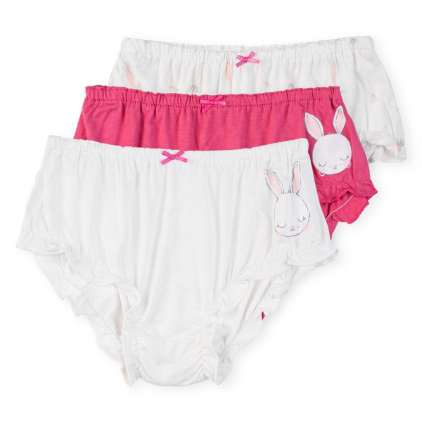 Bộ 3 quần lót bé gái tam giác Animo VĐ223003 (12M-4Y,Nhiều màu)