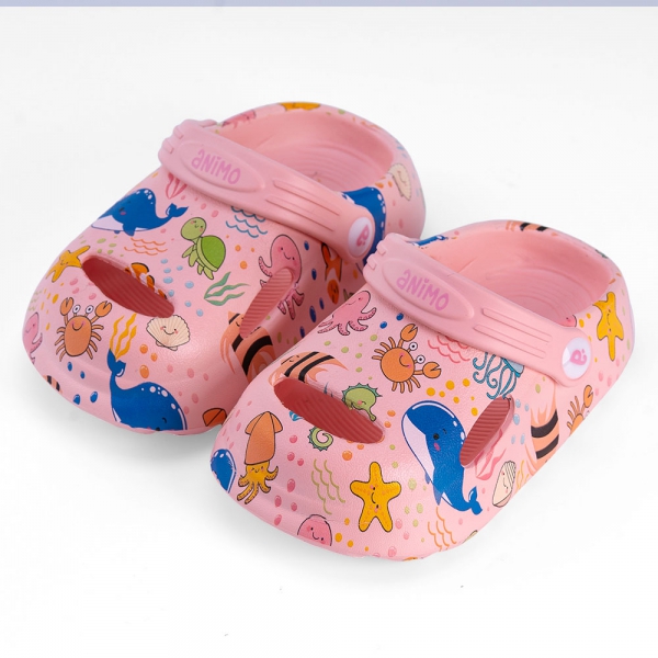 Dép sục bé gái Animo A2303_JK002 (19-25,Hồng)