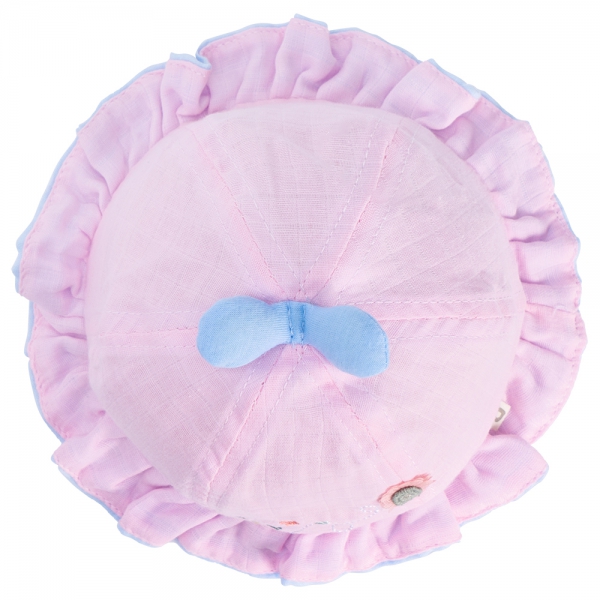 Nón em bé gái vành tròn Animo A2303_JK027 (44cm,Hồng)