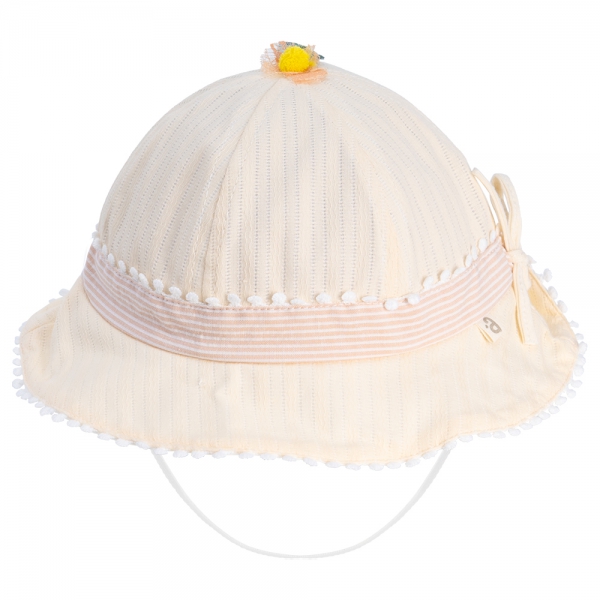 Nón vành tròn bé gái Animo A2303_JK018 (50cm,Vàng)