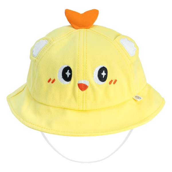 Nón vành tròn bé gái Animo A2303_JK016 (50cm,Vàng)