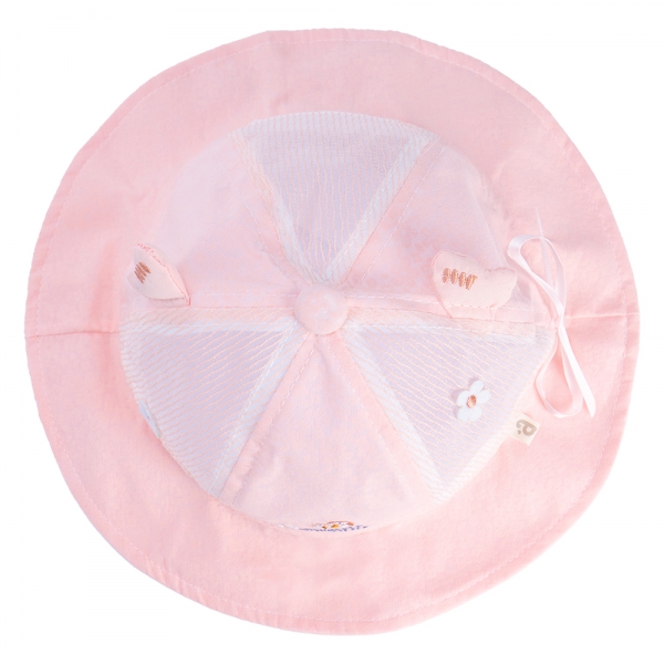 Nón vành tròn bé gái Animo A2303_JK013 (53cm,Hồng)