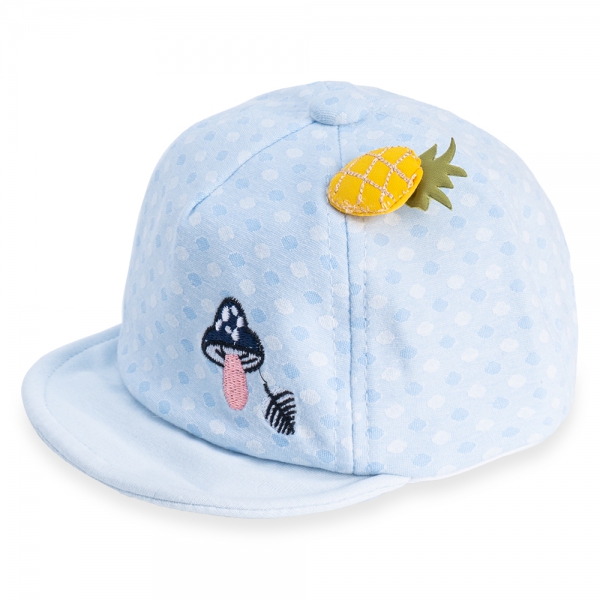 Nón em bé trai lưỡi trai Animo A2303_JK029 (46cm,Xanh)