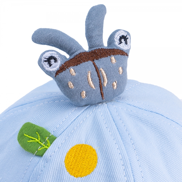 Nón vành tròn bé trai Animo A2303_JK022 (50cm,Xanh)