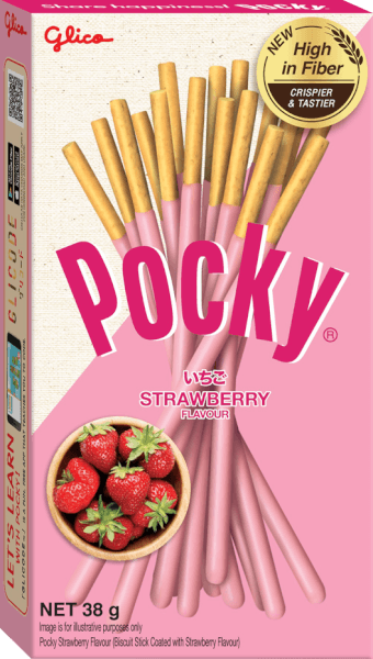 Bánh que Pocky vị dâu