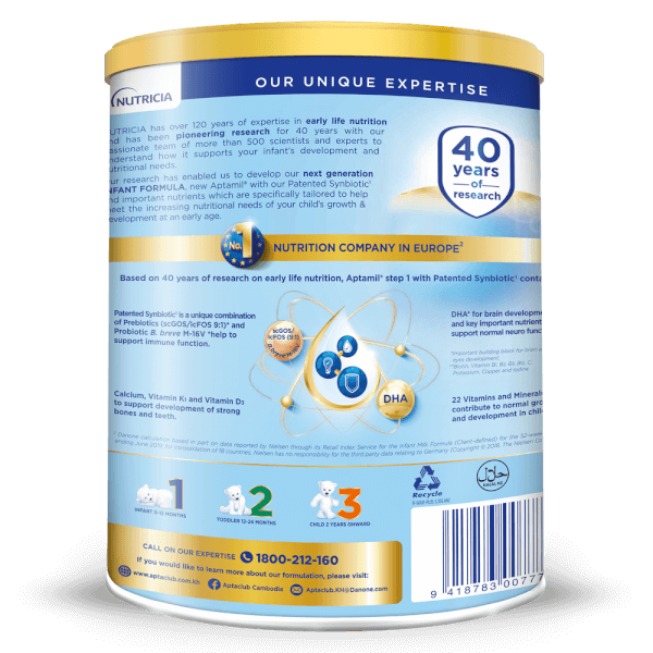 Sữa Aptamil số 1 900g (0-12 tháng)