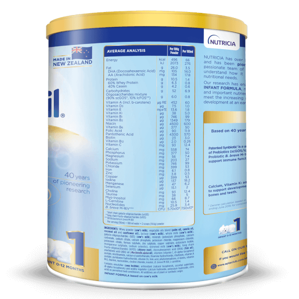 Sữa Aptamil số 1 900g (0-12 tháng)