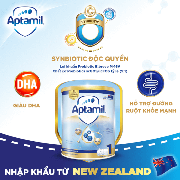 Sữa Aptamil số 1 900g (0-12 tháng)