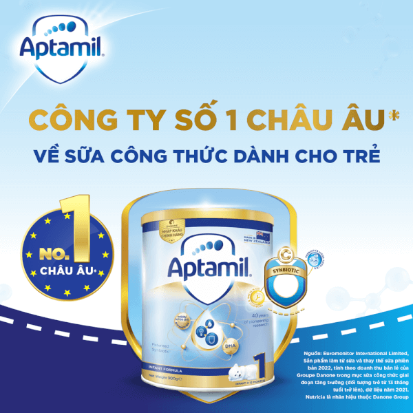 Sữa Aptamil số 1 900g (0-12 tháng)