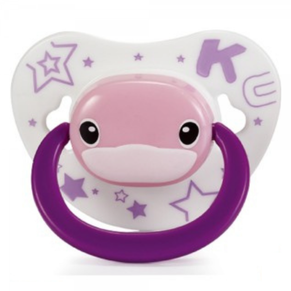 Ty giả cho bé bằng silicone (KU5512, 0 - 6M, Hồng)