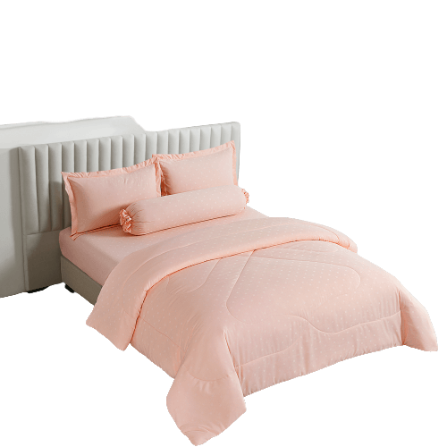 Bộ 5 món drap, áo gối và mền chần NIN Classic B2201_NH021 (180x200+30cm)