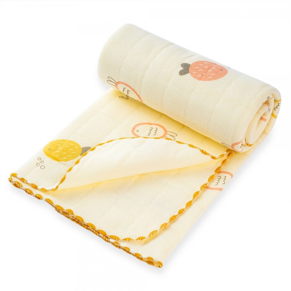 Chăn vải chần bông 3 lớp Animo B2306_MN002 (85x85cm,Kem)