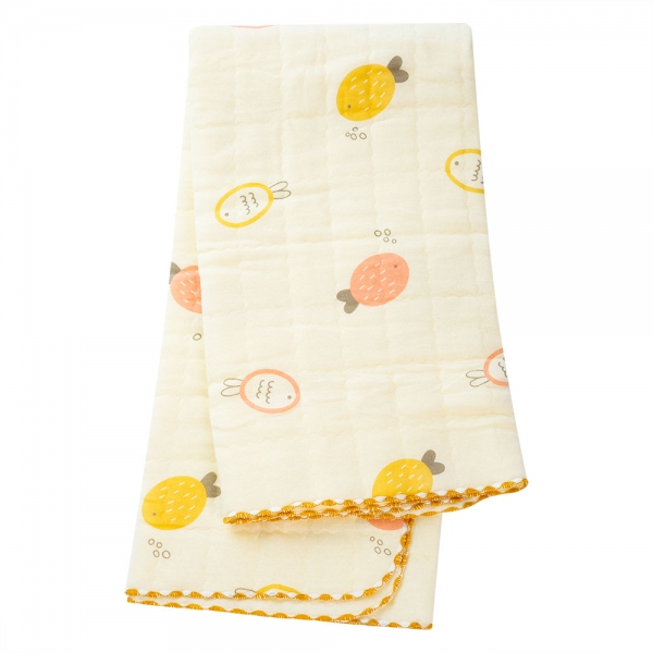 Chăn vải chần bông 3 lớp Animo B2306_MN002 (85x85cm,Kem)