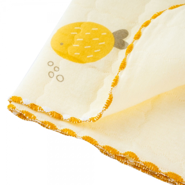 Chăn vải chần bông 3 lớp Animo B2306_MN002 (85x85cm,Kem)