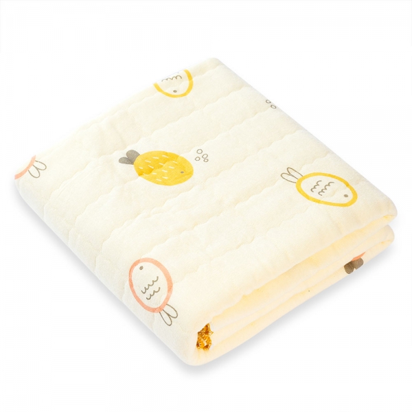 Chăn vải chần bông 3 lớp Animo B2306_MN002 (85x85cm,Kem)