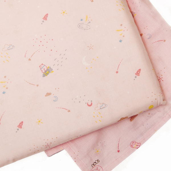 Gối cao su non cho bé NOUS T2112_NU005 (Hồng nhạt)