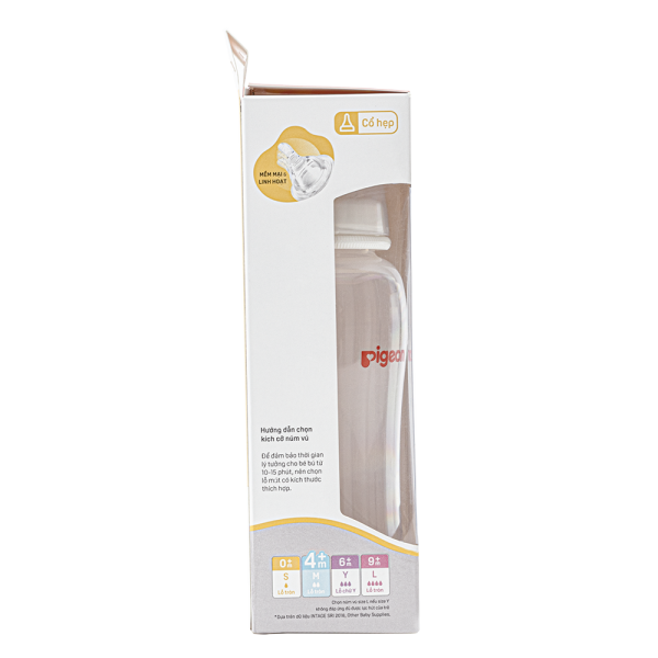 Bình sữa Pigeon Streamline 250ml (mẫu mới)