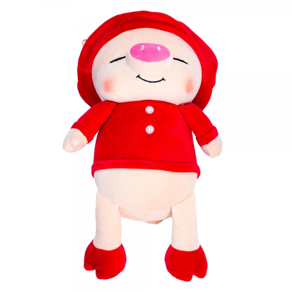 Thú bông Heo Đội Nón Áo Thêu (TM) *Sản phẩm giao màu ngẫu nhiên*