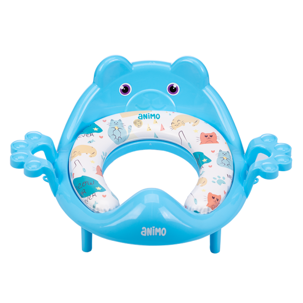 Đệm lót bồn cầu có tựa lưng cho bé Animo (xanh, YF2021, TJJ)