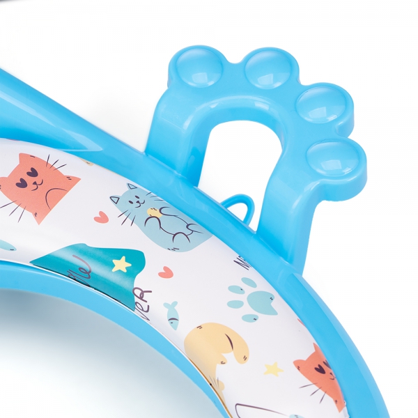 Đệm lót bồn cầu có tựa lưng cho bé Animo (xanh, YF2021, TJJ)