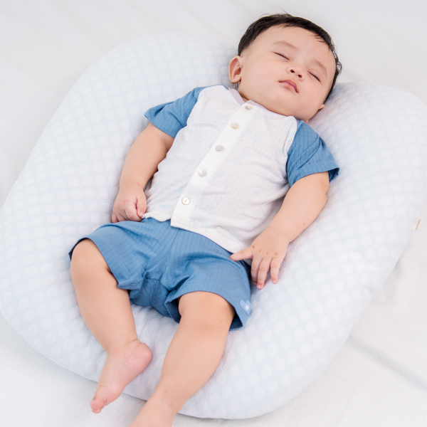 Bộ sơ sinh tính năng ngắn Chống muỗi Animo VĐ722019 (0-24M,Xanh)