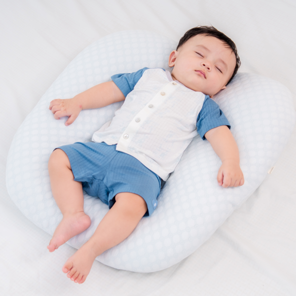 Bộ sơ sinh tính năng ngắn Chống muỗi Animo VĐ722019 (0-24M,Xanh)