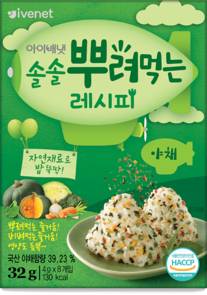 Gia vị rắc cơm Ivenet rau củ 32g