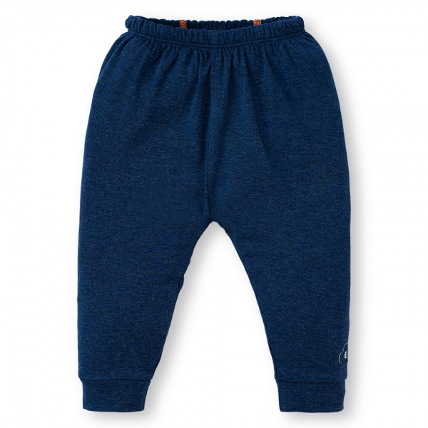 Bộ tính năng dài, vải sợi sồi BST Bóng chày Animo BMC123089 (0-24M,Xanh đen)