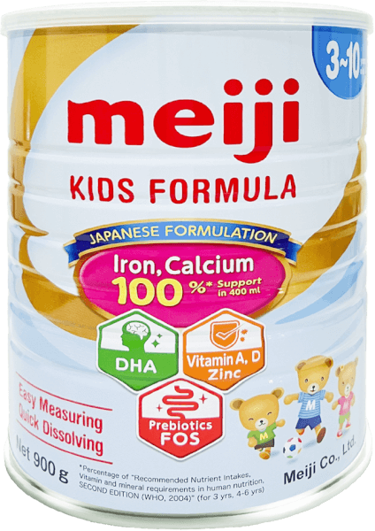 Thực phẩm bổ sung Meiji Kids Formula 900g (3-10 tuổi)