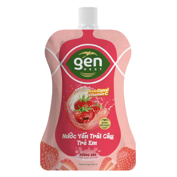 TUI  NUOC YEN GENNEST 105ML 5% Trẻ em Hương Dâu