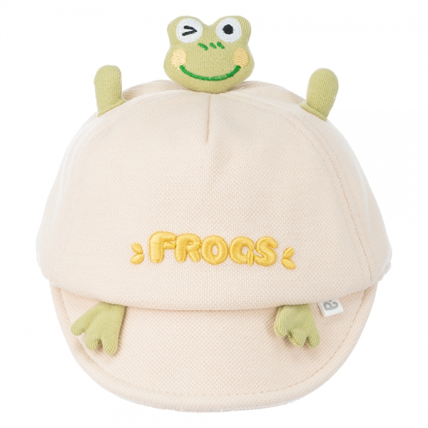 Nón em bé trai lưỡi trai Animo A2306_MN006 (47cm,Kem)