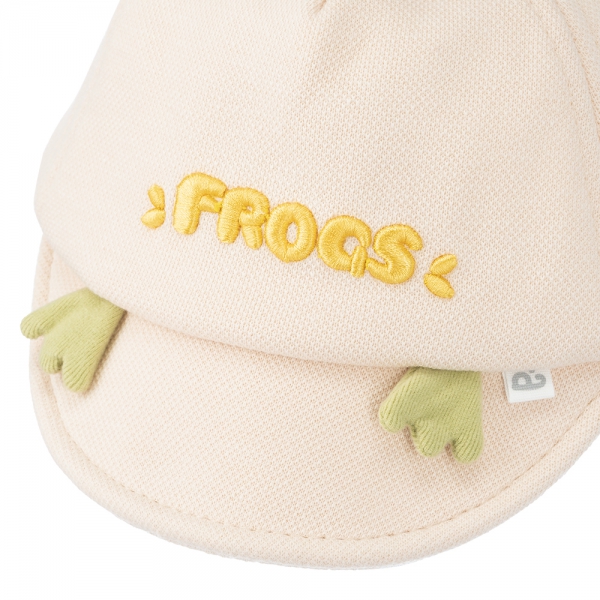 Nón em bé trai lưỡi trai Animo A2306_MN006 (47cm,Kem)