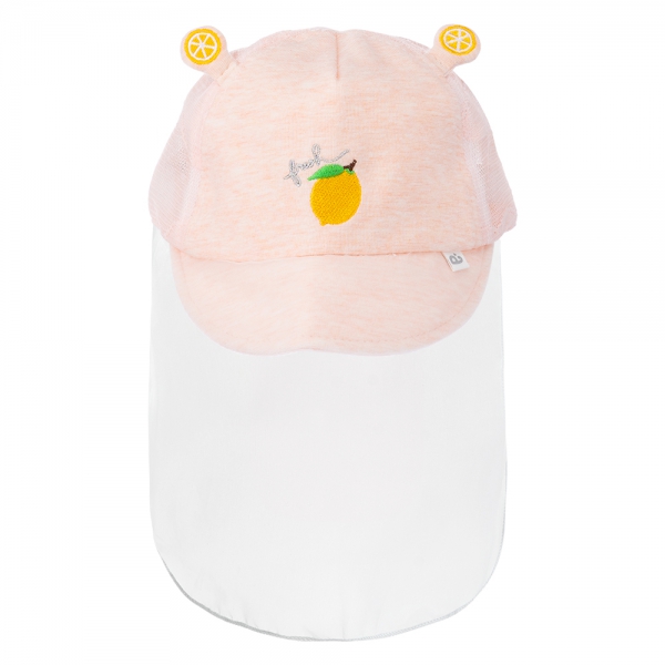 Nón lưỡi trai khăn voan bé trai Animo A2306_MN002 (46cm,Kem)