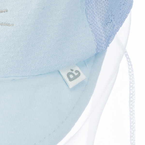 Nón lưỡi trai khăn voan bé trai Animo A2306_MN001 (44cm,Xanh)