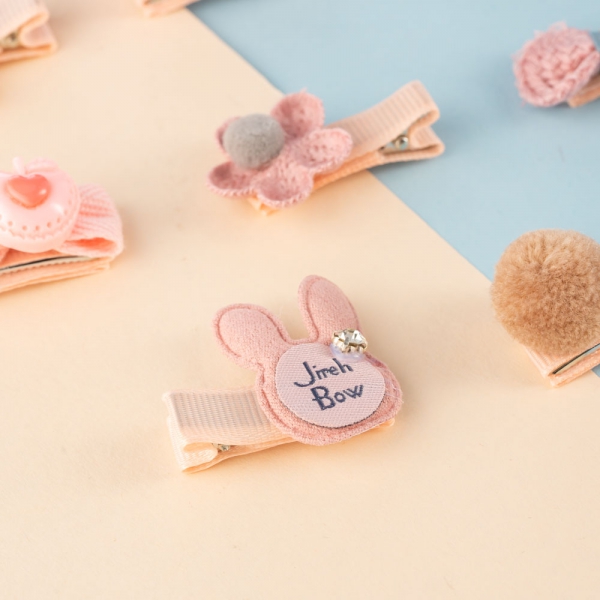 Set kẹp tóc 8 món Animo A2306_MN015 (Hồng)