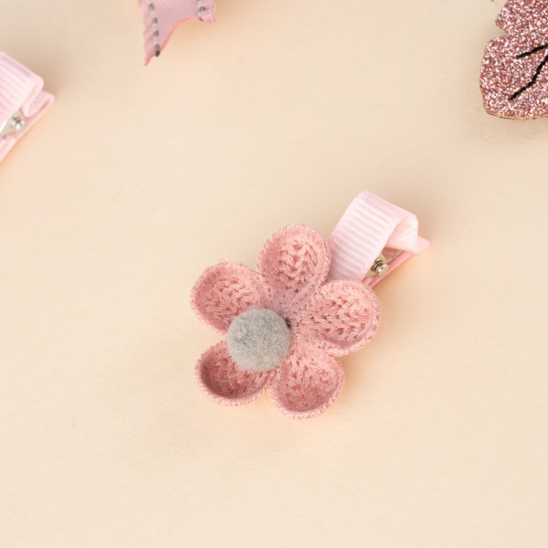 Set kẹp tóc 7 món Animo A2306_MN014 (Hồng)