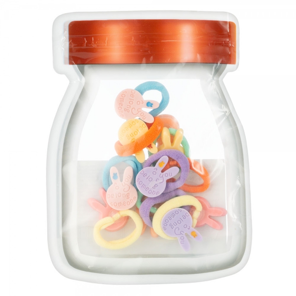 Set cột tóc 10 món hình thỏ Animo A2305_MN016 (Nhiều màu)