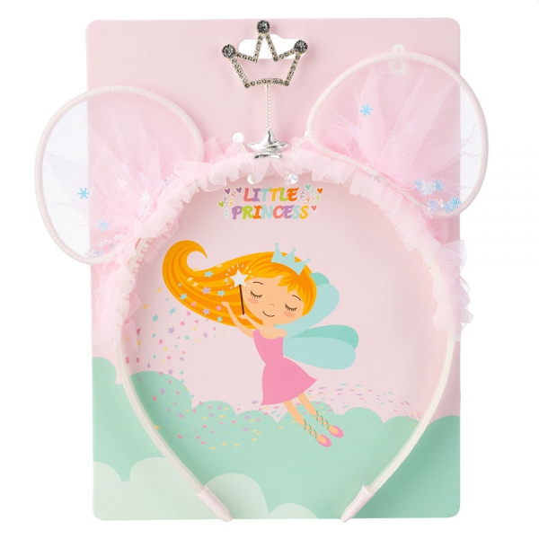 Cài tóc hình vương miệng Animo A2305_MN002 (Hồng)