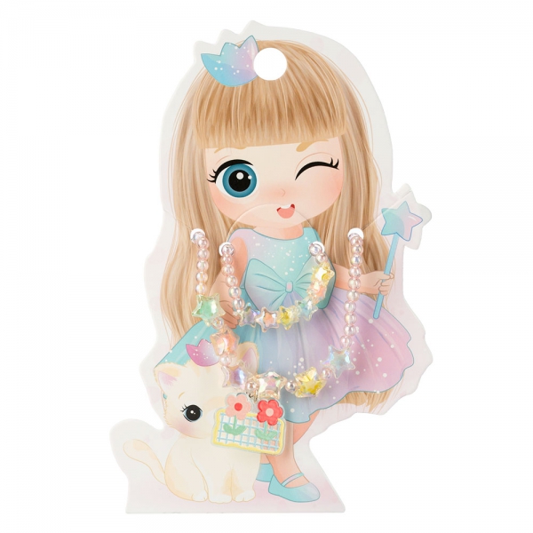 Set 2 vòng đeo cổ và vòng tay ngôi sao Animo A2306_MN013 (Hồng)