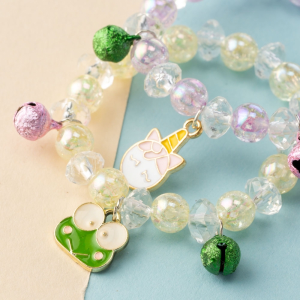 Combo 2 vòng tay lục lạc cho bé Animo A2306_MN010 (Tím_Xanh lá nhạt)