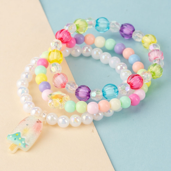 Set 3 vòng tay hình que kem Animo A2305_MN012 (Nhiều màu)