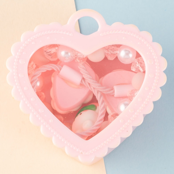 Combo vòng tay và cột tóc thỏ dâu tây Animo A2306_MN011 (Hồng)