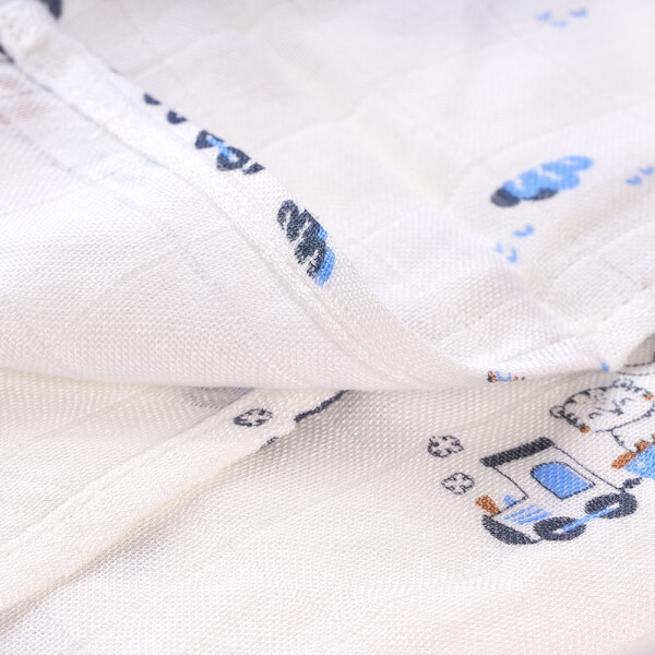 Combo 2 Khăn gạc tắm sợi tre 2 lớp Animo T2304_NBA006 (90x90cm,1 cái) (giao màu ngẫu nhiên)