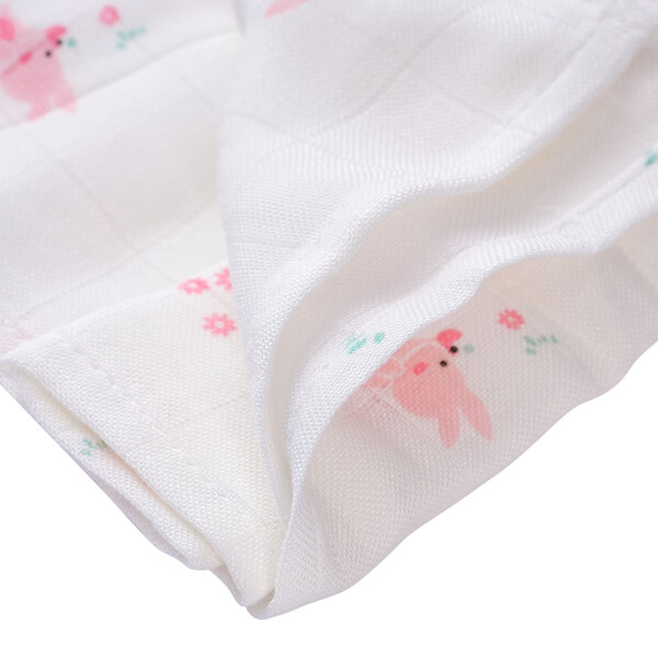 Khăn gạc tắm sợi tre 2 lớp Animo T2304_NBA005 (60x120cm,1 cái) (giao màu ngẫu nhiên)