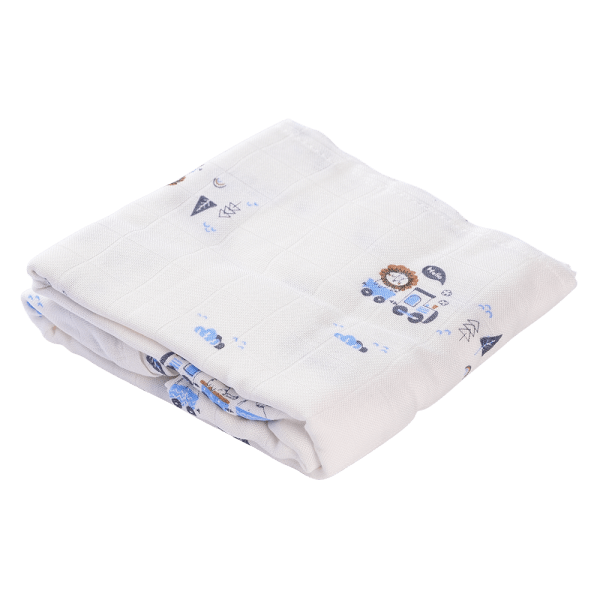 Khăn gạc tắm sợi tre 2 lớp Animo T2304_NBA005 (60x120cm,1 cái) (giao màu ngẫu nhiên)