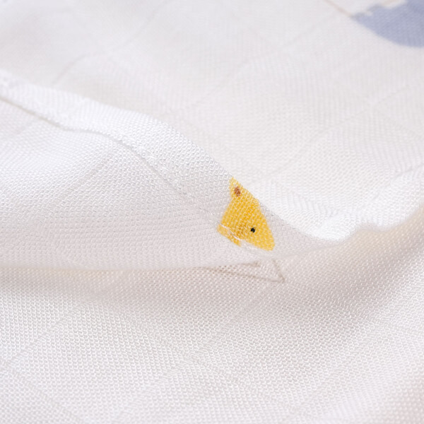 Khăn gạc tắm sợi tre 2 lớp Animo T2304_NBA005 (60x120cm,1 cái) (giao màu ngẫu nhiên)