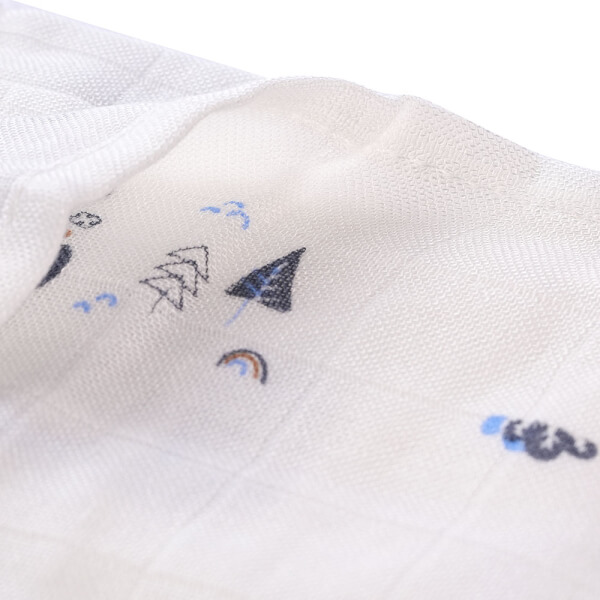 Khăn gạc tắm sợi tre 2 lớp Animo T2304_NBA005 (60x120cm,1 cái) (giao màu ngẫu nhiên)